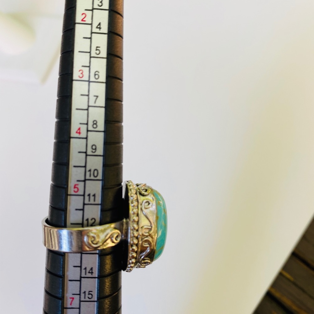 BALI COLLECTION TURQUOISE RING - Picture 4 of 4